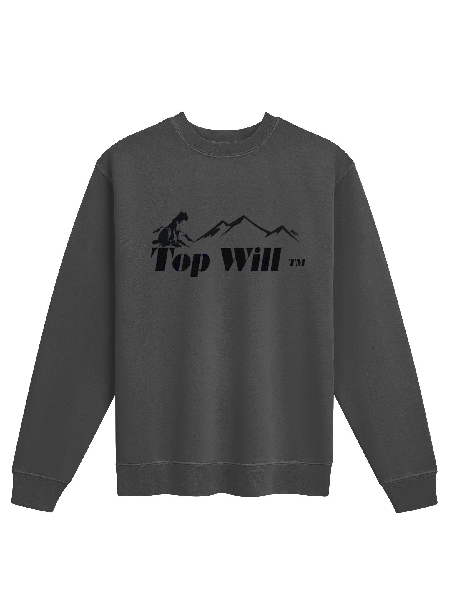 Top Will ™ Mens Grey and Black Mid-weight Sweater product image (1)