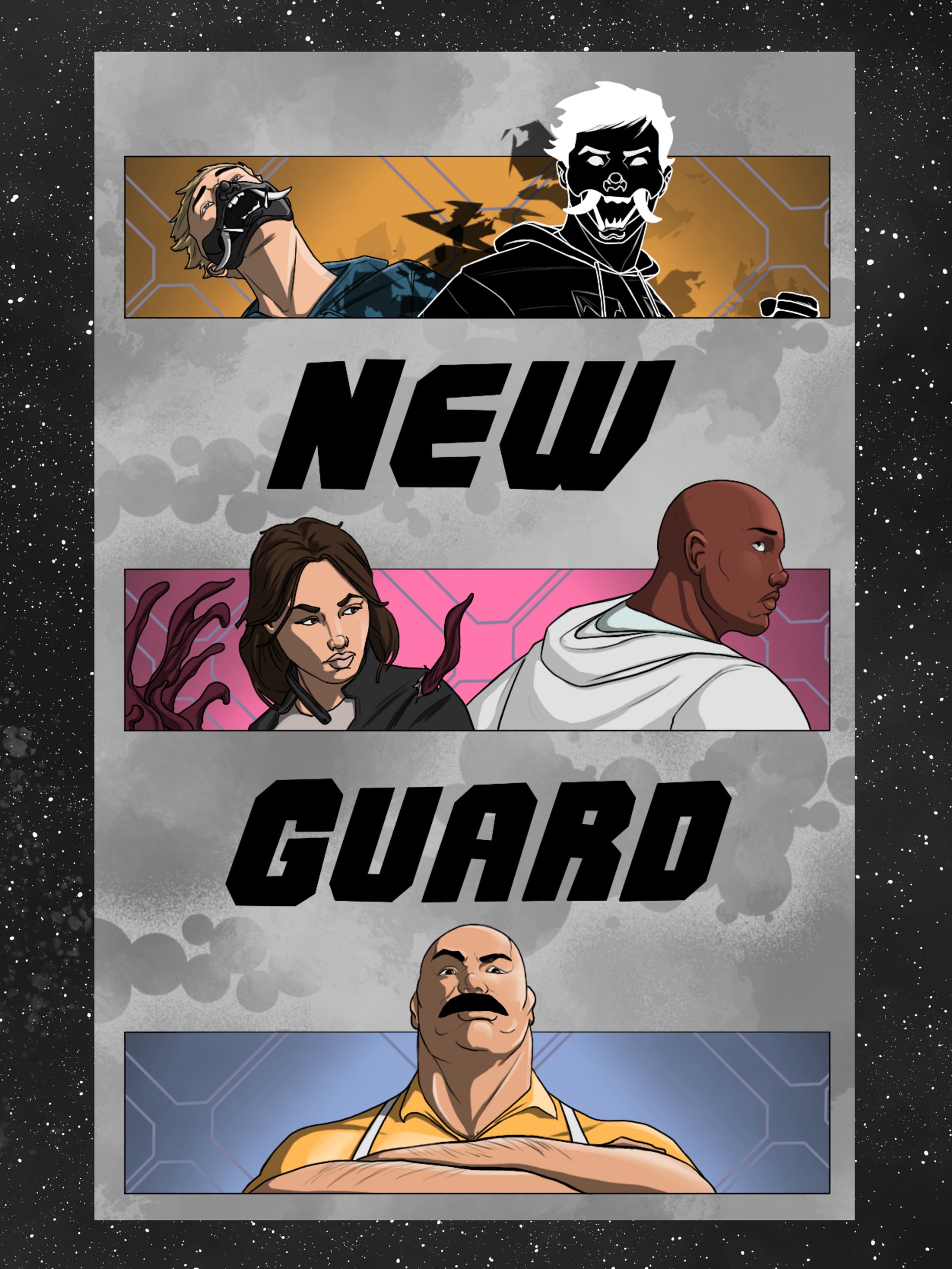 New Guard 'Pop Out' 11 x 17" Print product image (1)