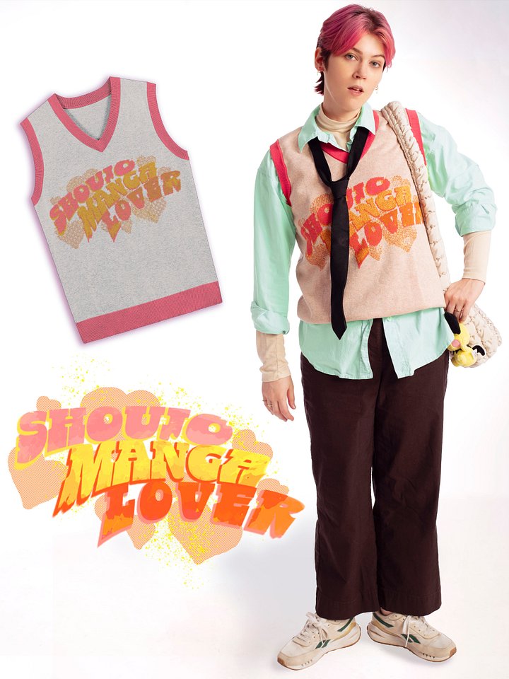 'Shoujo Manga Lover' Sweater Vest product image (1)