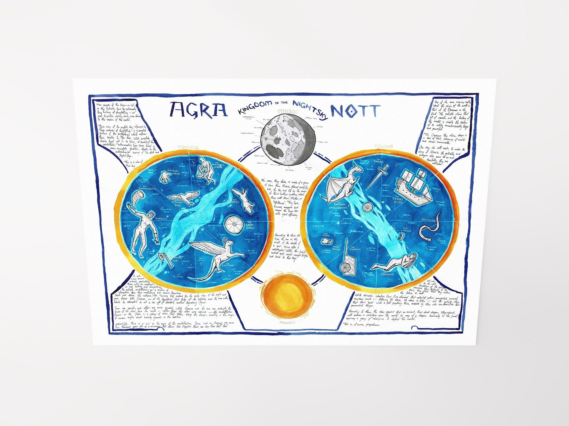 "The Agra-Nott" | Printed Map product image (3)