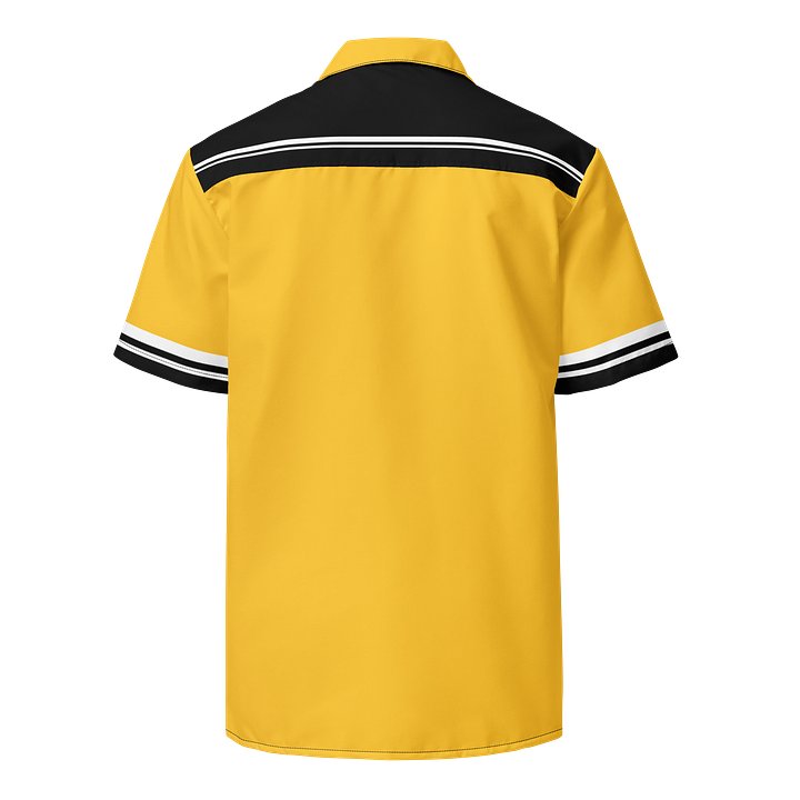 Yellow Kat Skull Bowling Shirt product image (2)
