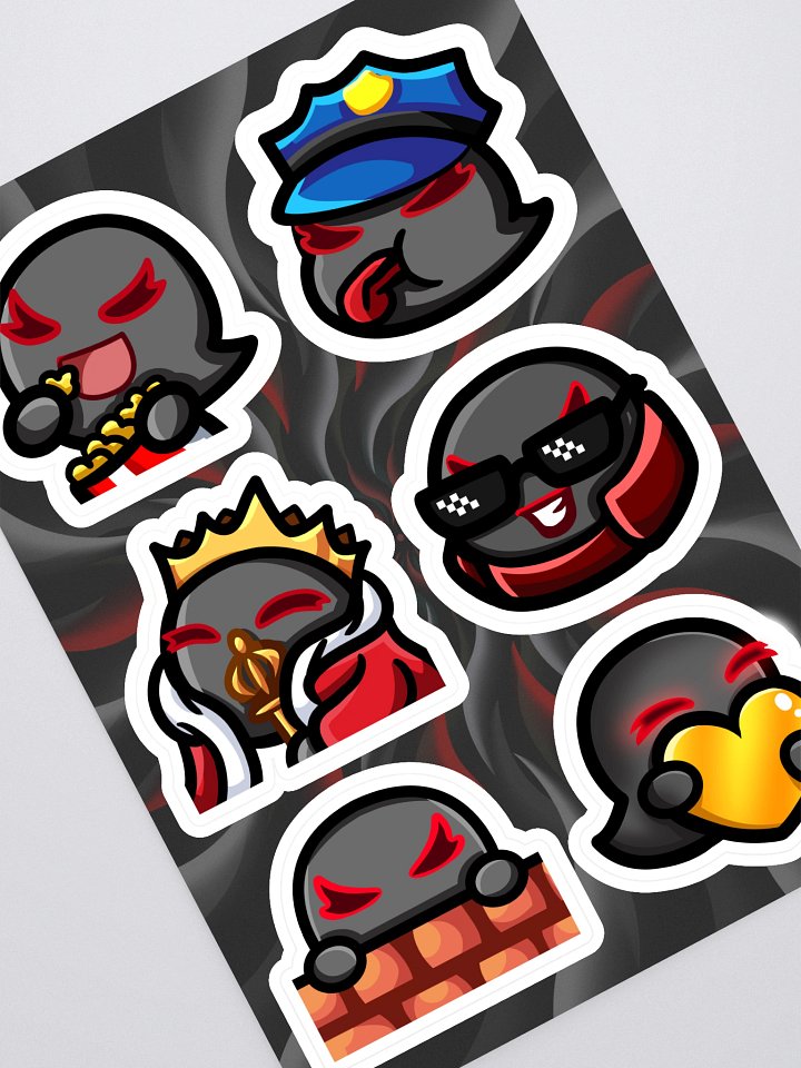 Emote Sticker Sheet 3 product image (1)