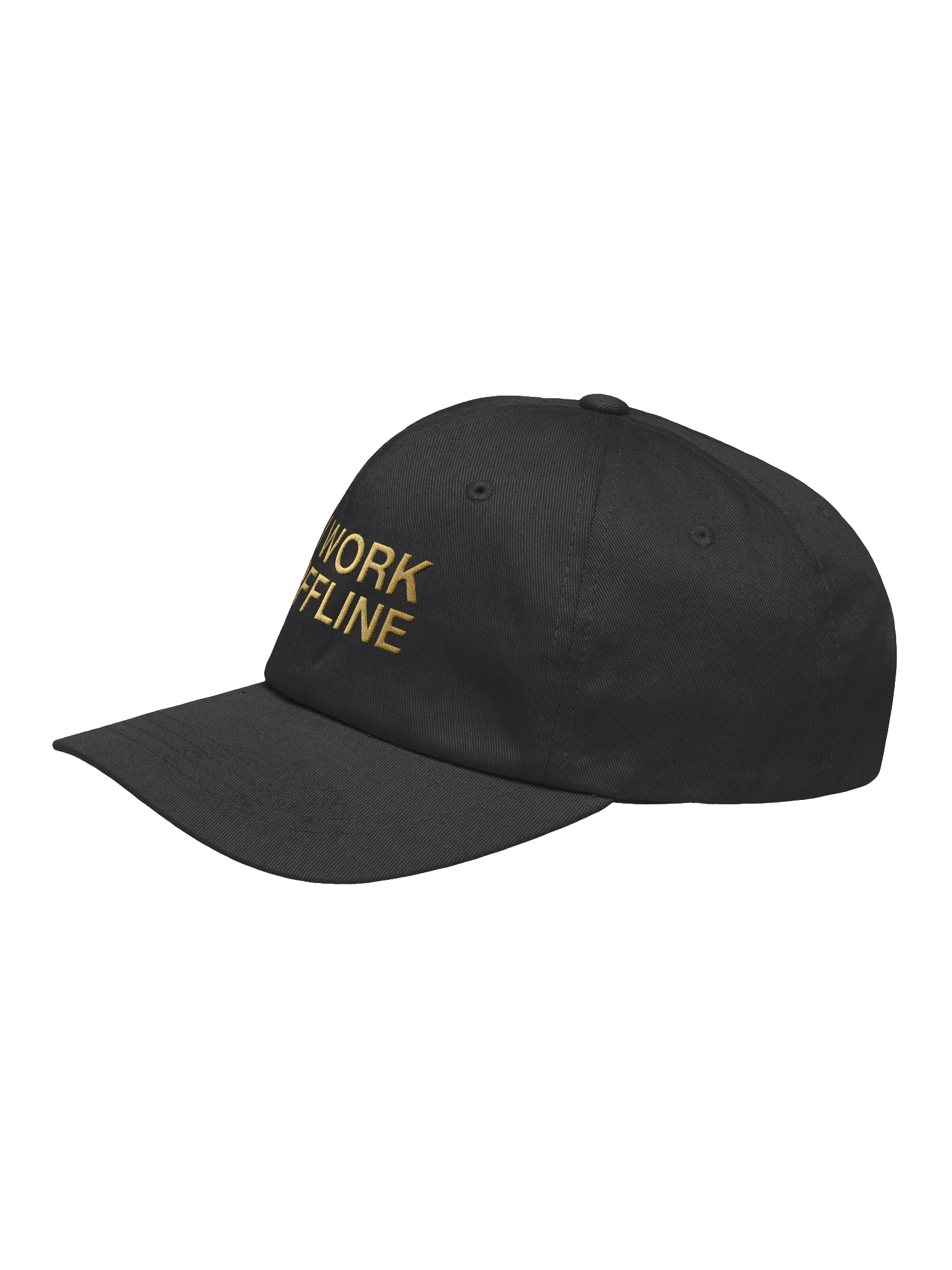 I work offline dad hat product image (3)
