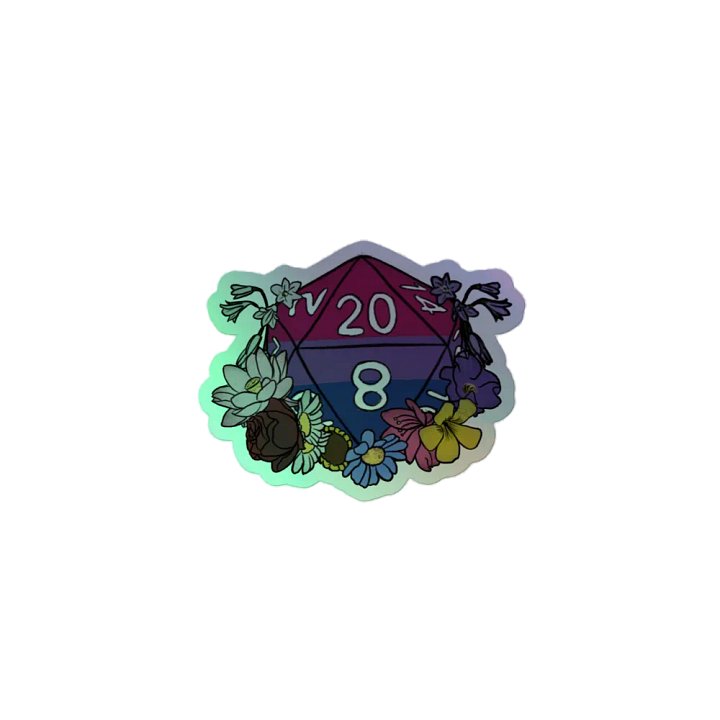 DnD Inspired Pride - Sticker - Bi Holo product image (1)