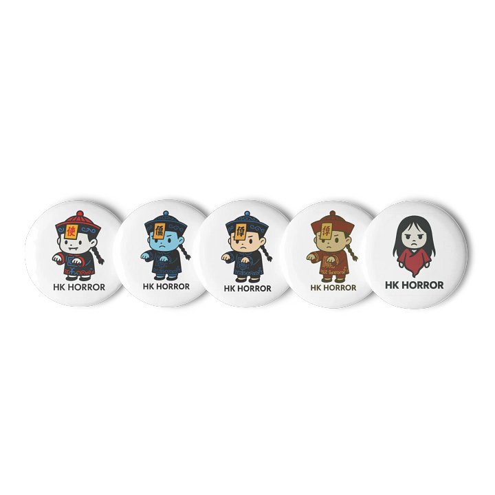 Hong Kong Horror Pin Set product image (1)