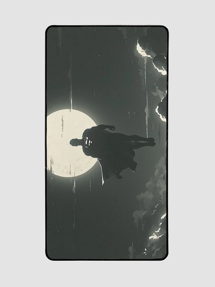 Black & White Superman art Deskmat product image (2)
