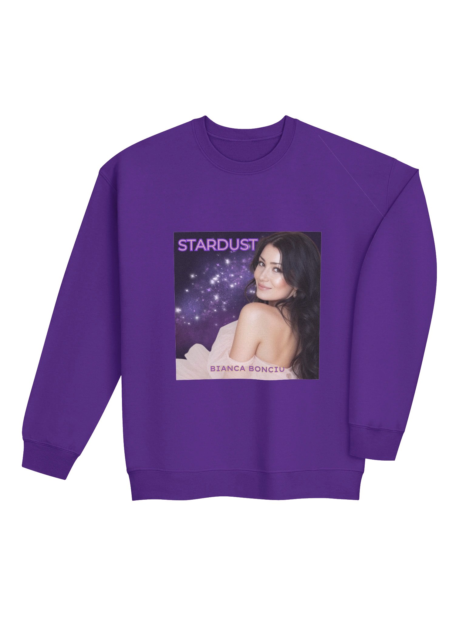 Stardust Album Cover Crewneck Sweatshirt – Bianca Bonciu Official Music Merch product image (12)