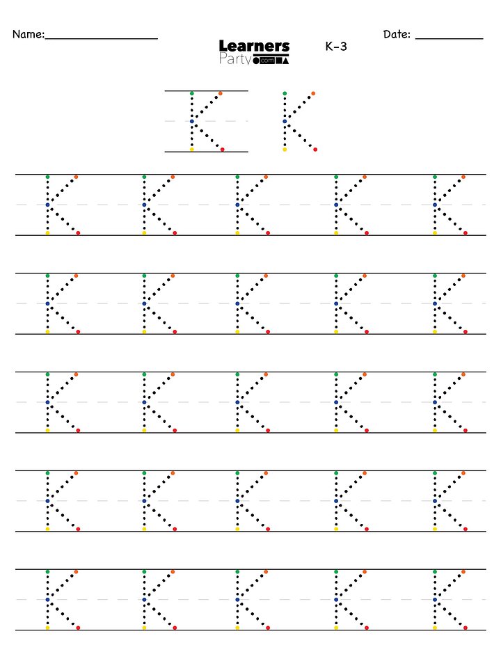 K/k - New Digital Product Progressive Letter Builder product image (1)