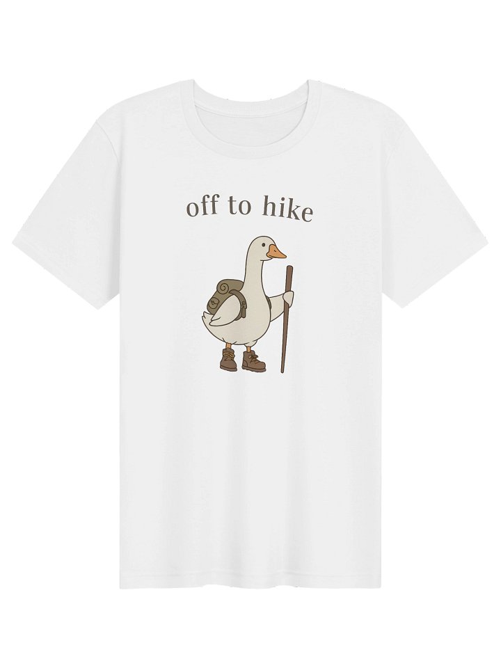Off To Hike Goose Funny Hiking Goose Shirt product image (1)