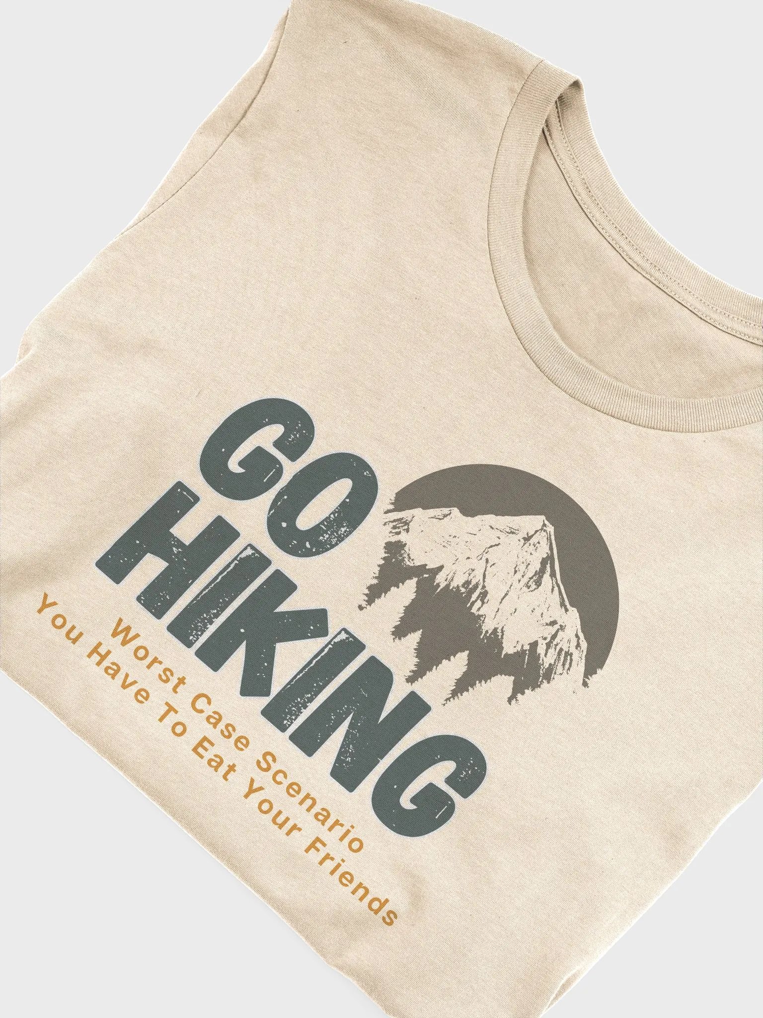 Go Hiking - Worst Case; Colored Unisex Jersey Short Sleeve Tee product image (55)