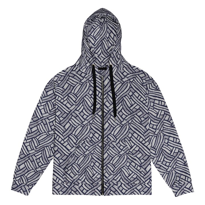 Grey Rectangles Hoodie product image (1)