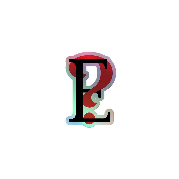 E? Logo Holographic Sticker product image (1)
