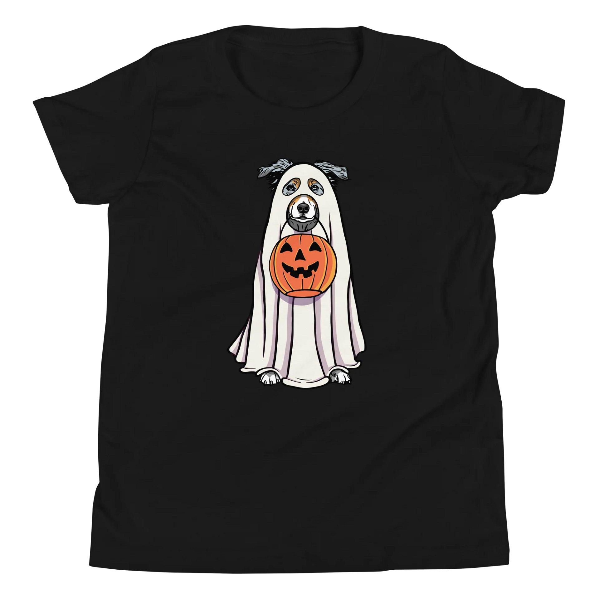 Halloween Australian Shepherd(Blue Merle) Youth T-Shirt product image (5)