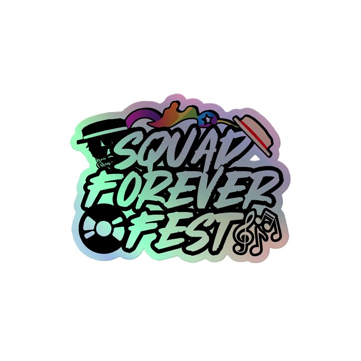 Squad Forever Fest Holographic Sticker Sheet product image (2)