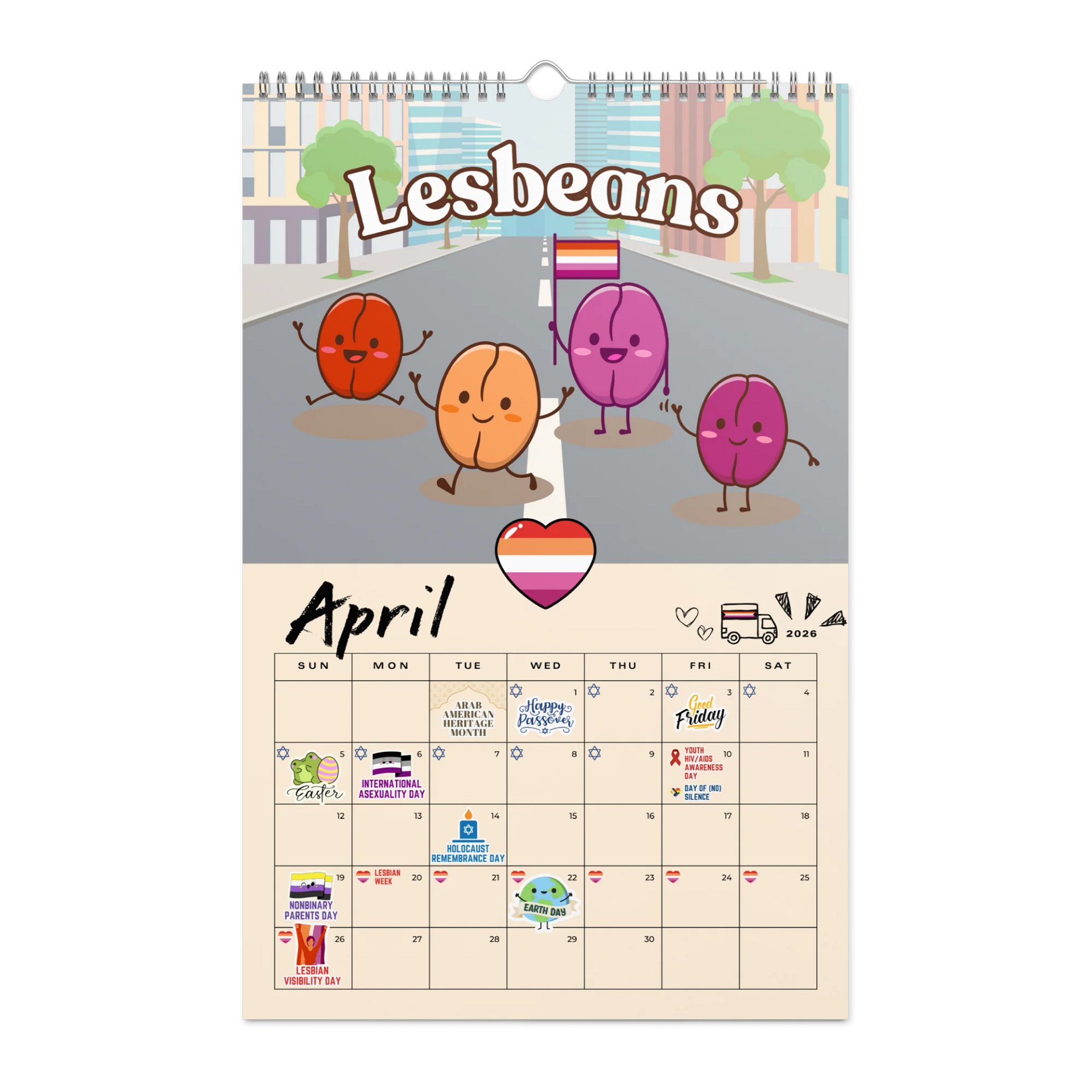 2026 LGBTQ+ Pride & Cultural Celebration Calendar product image (4)