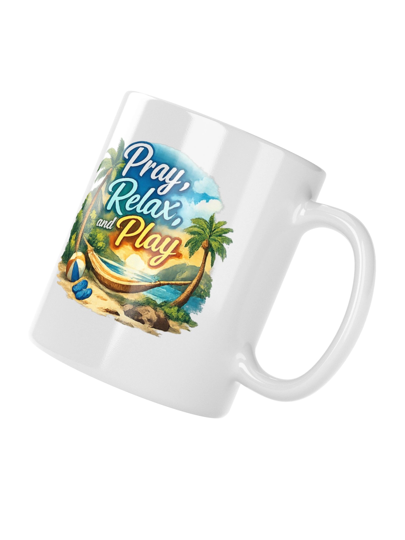 Pray, Relax & Play Tropical Coffee Mug product image (8)