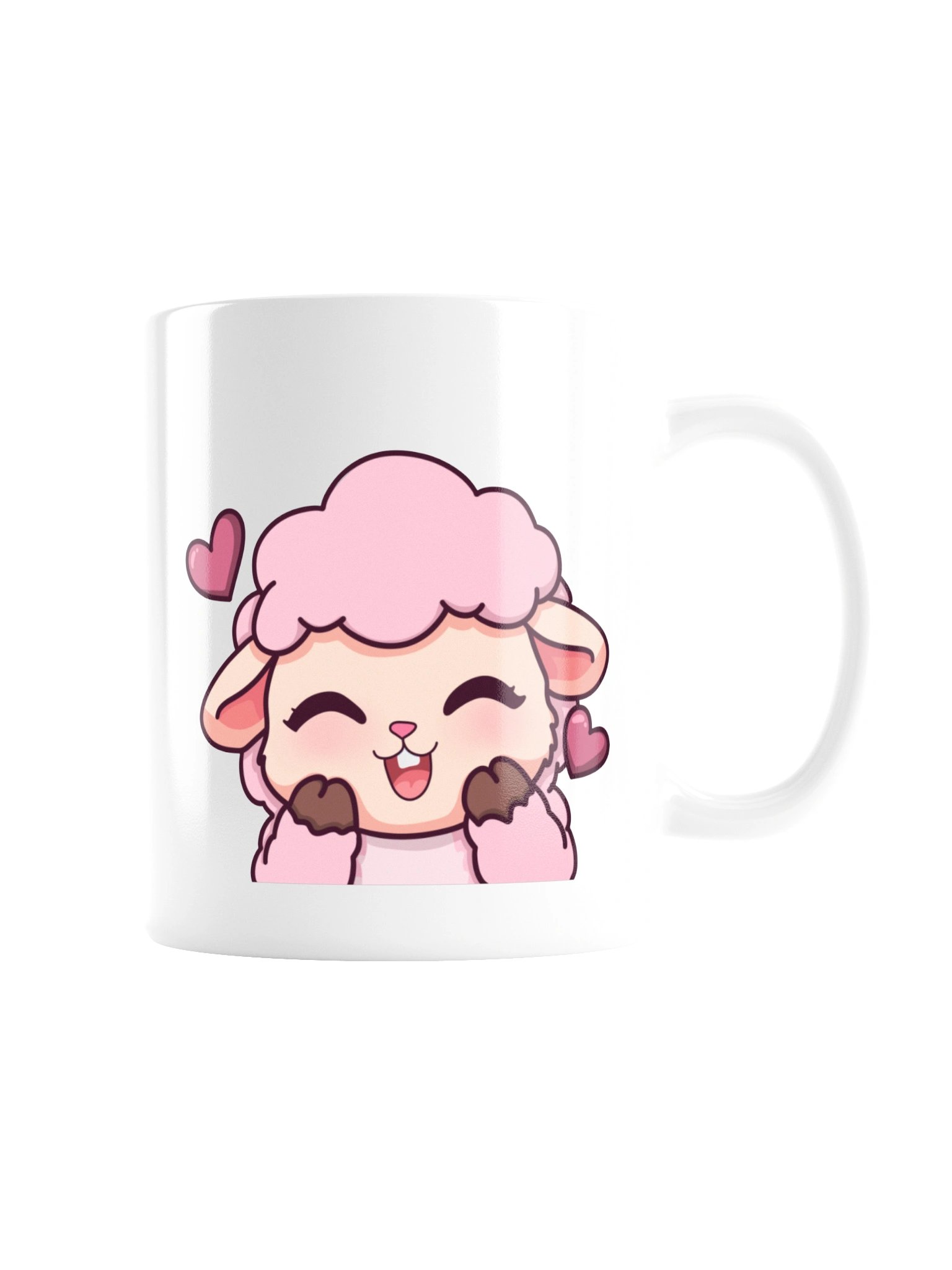 Sheep hearts and hugs on a mug product image (8)