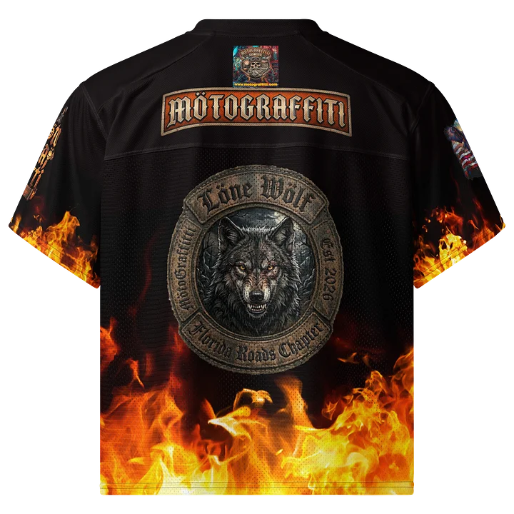 MötoGraffitti Löne Wölf Football Jersey product image (2)