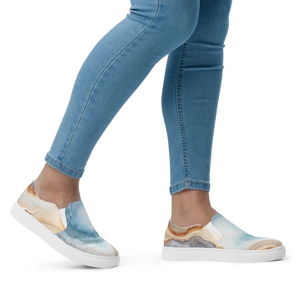 Banded Agate Slip-On Canvas Shoes product image (5)