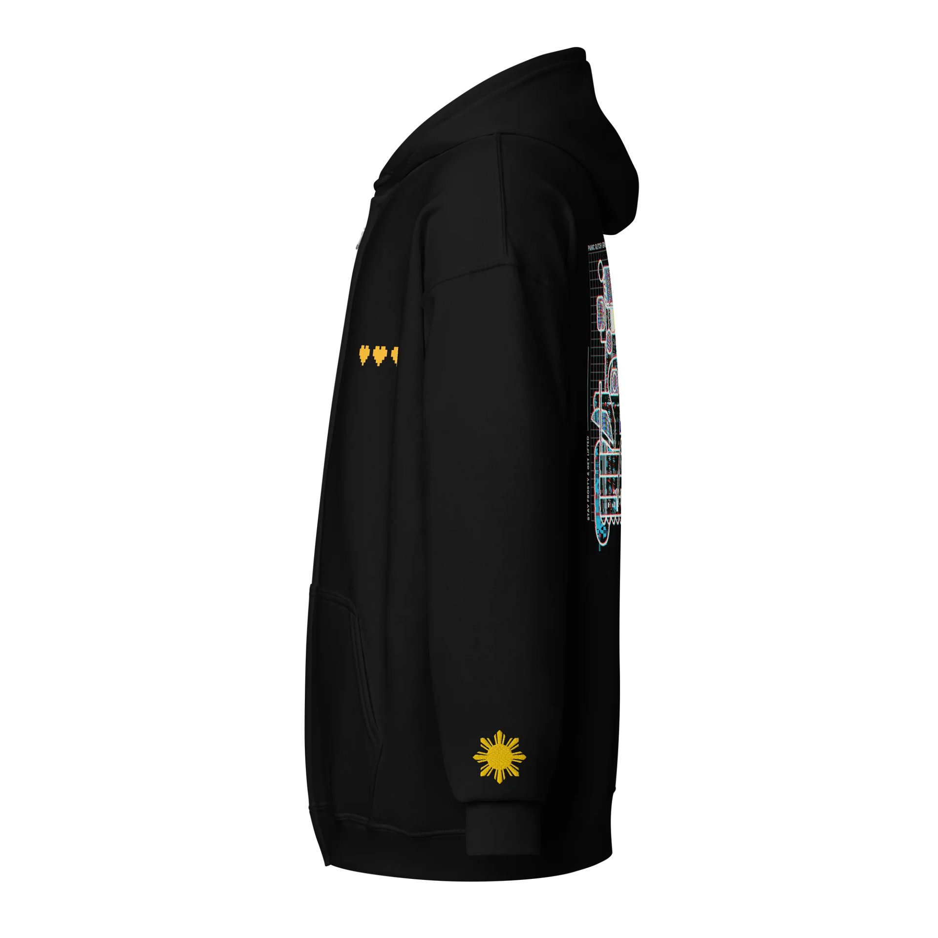 Panic Glitchy Jeepney Zip Hoodie product image (3)
