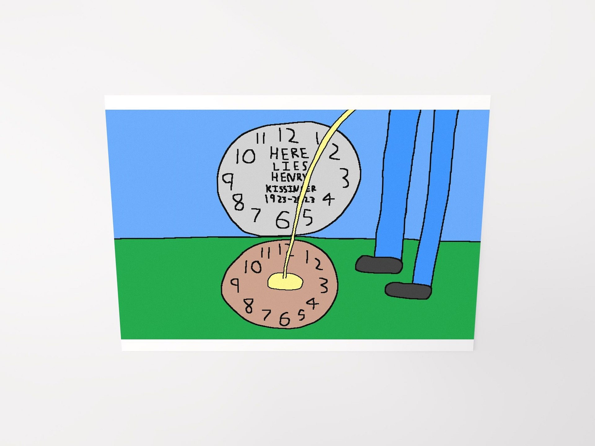 Henry Kissinger Grave Poster product image (2)