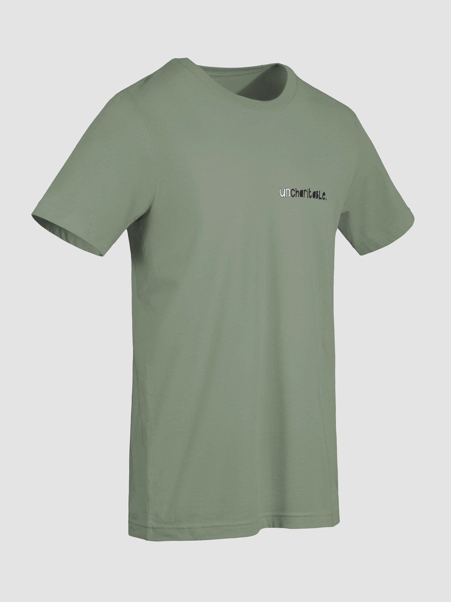 Uncharitable Subtle T-Shirt (light colours) product image (3)