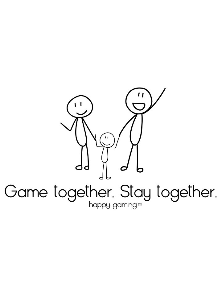 Game together. Stay together. Family II | Embroidered Minimalist Tee product image (1)