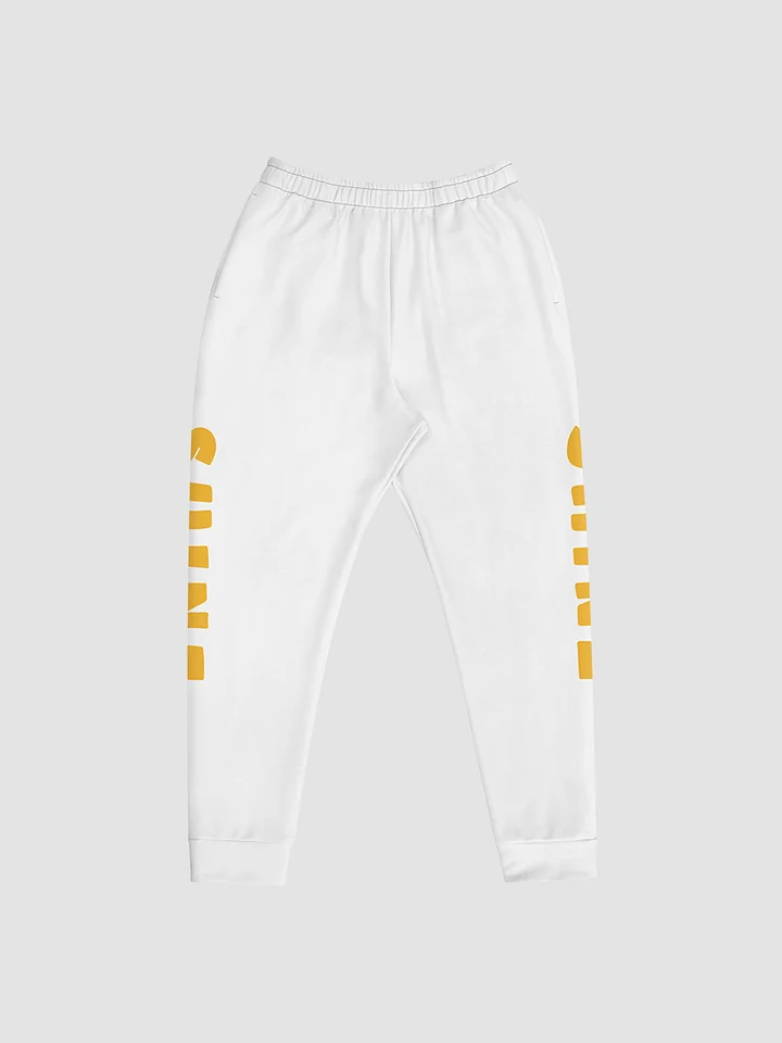 ✧SHINE✧ Unisex Fleece Sweatpants White product image (2)