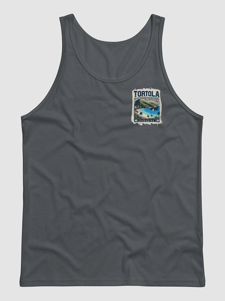 TORTOLA BRITISH VIRGIN ISLANDS TANK TOP, SMALL PRINT FRONT, LARGE PRINT BACK product image (1)