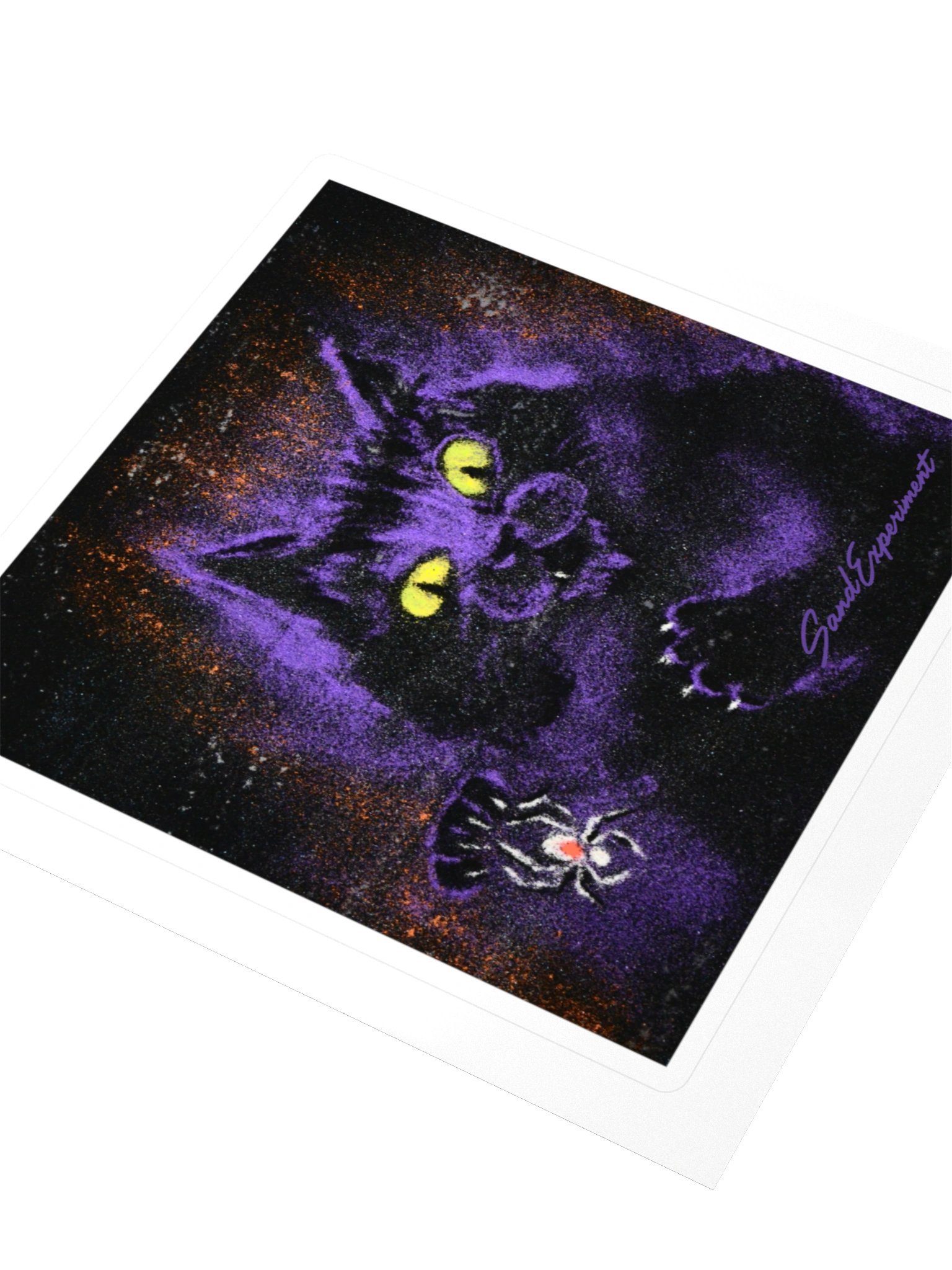 Purple Cat Sticker product image (3)