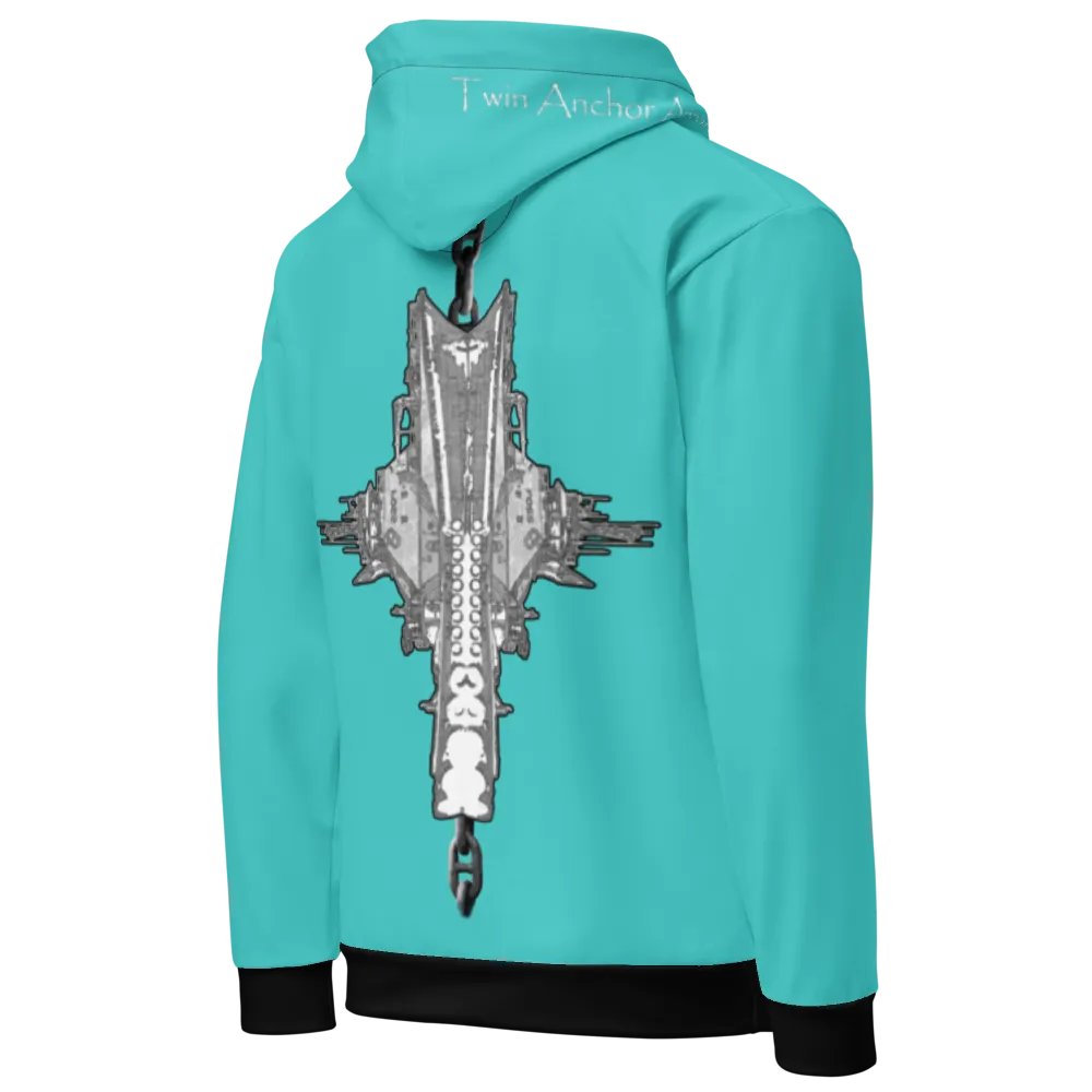 Mirrored Foss Tug & Barge Bridal Chain (Turquoise) – Performance Marine Wear | Twin Anchor Apparel North Current Line product image (10)