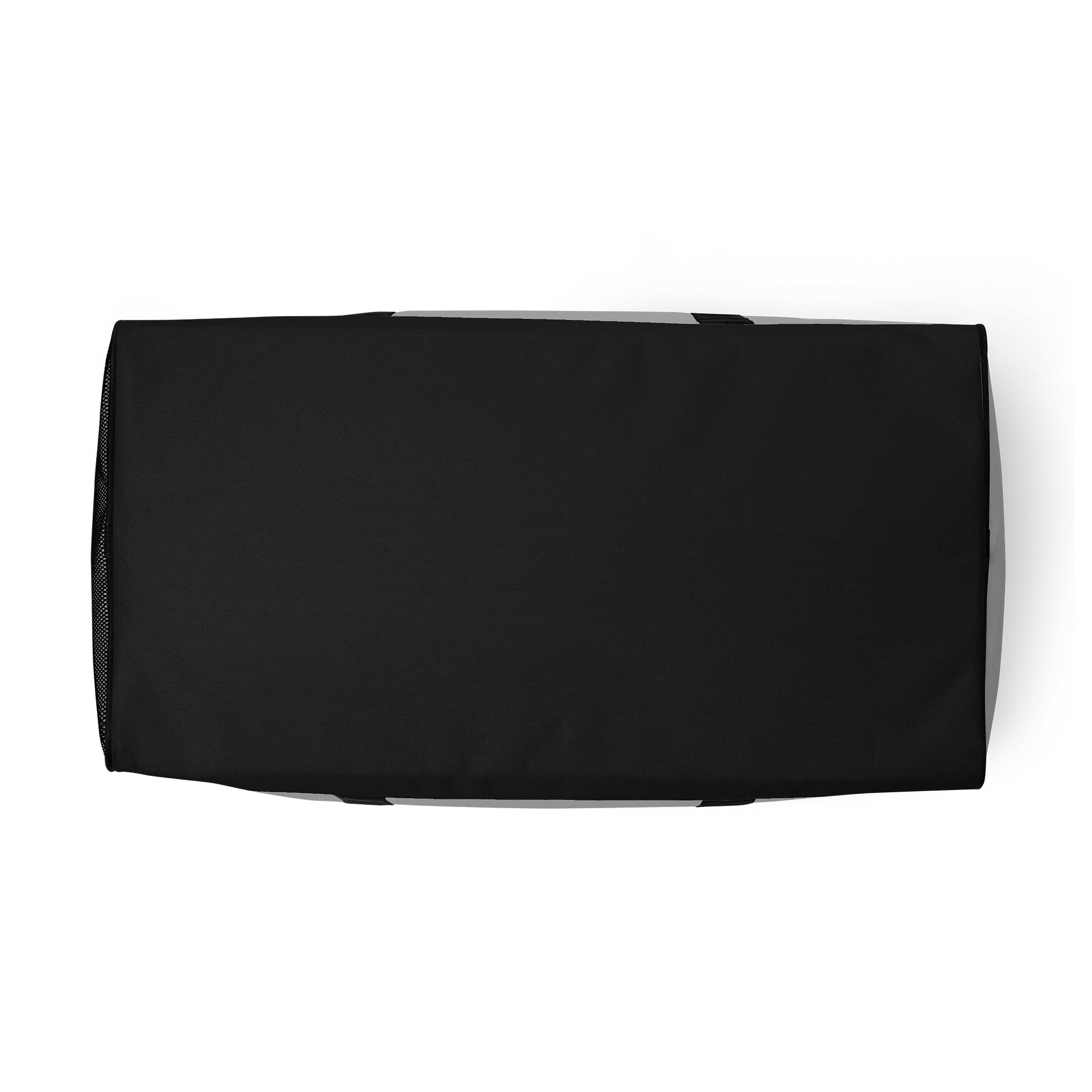 Minimal Gray All-Over Print Duffle Bag product image (6)
