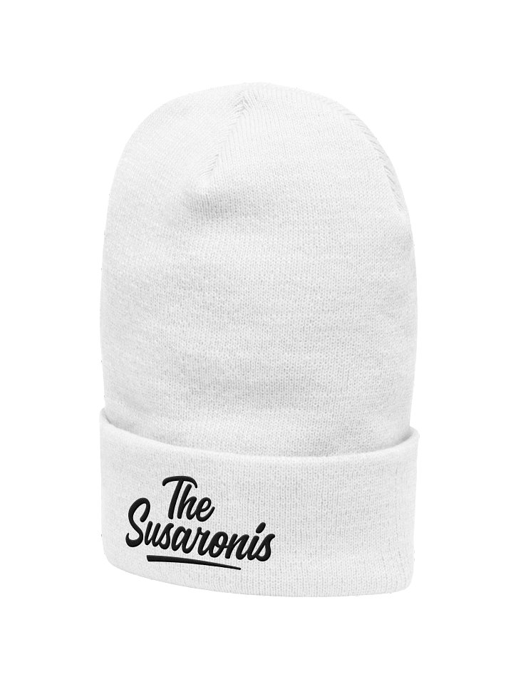 Susaronis Beanie "Black Text" product image (15)