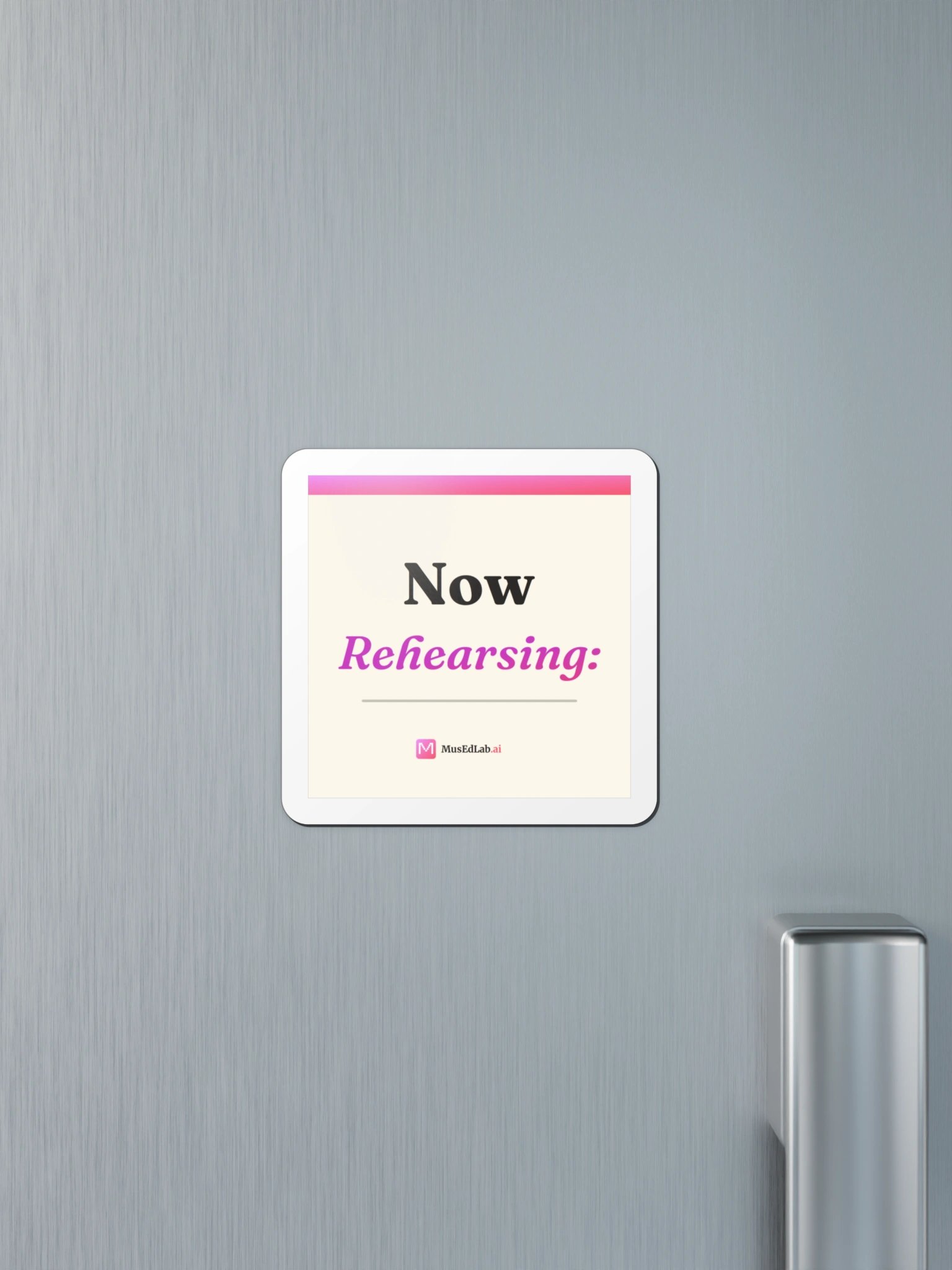 Now Rehearsing Whiteboard Magnet product image (4)