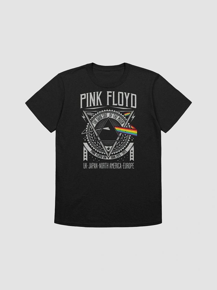Pink Floyd Dark Side of the Moon Tour Emblem T-Shirt | Vintage Prism Graphic Classic Rock Tee product image (1)