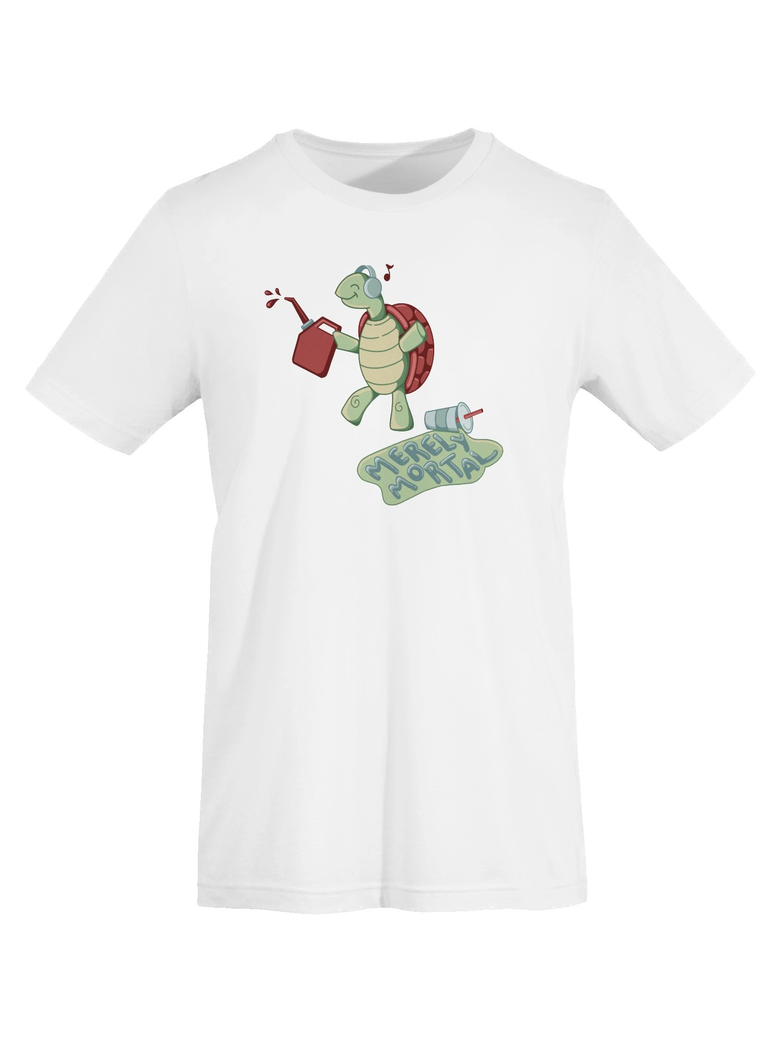 Exclusive Design: Merely Mortal's Dancing Gas Station Turtle Unisex T-shirt XS - 5XL product image (5)