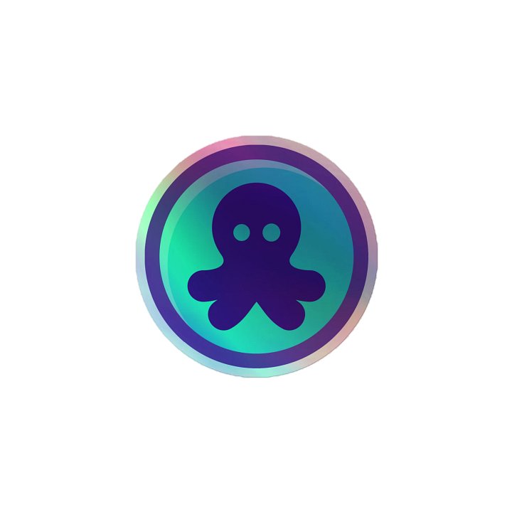 Tenticoin Holographic Sticker product image (1)
