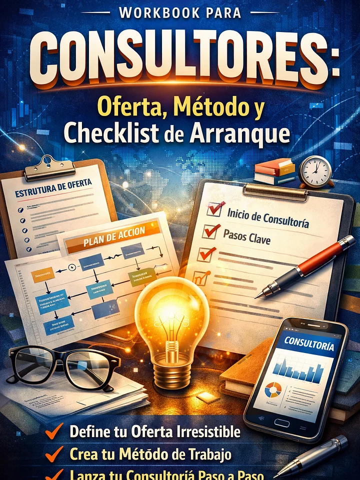 Workbook para Consultores: Oferta, Método y Checklist de Arranque product image (1)
