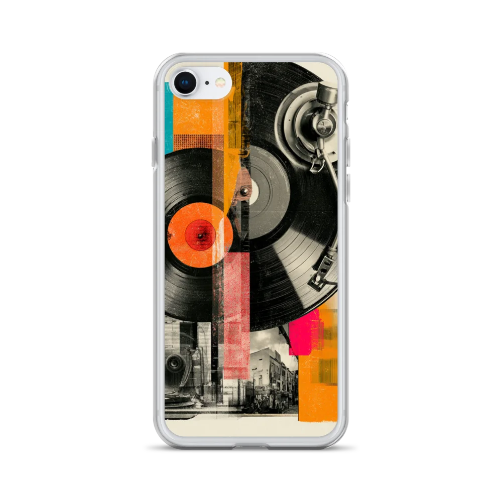 Vinyl Collage Clear iPhone Case product image (28)
