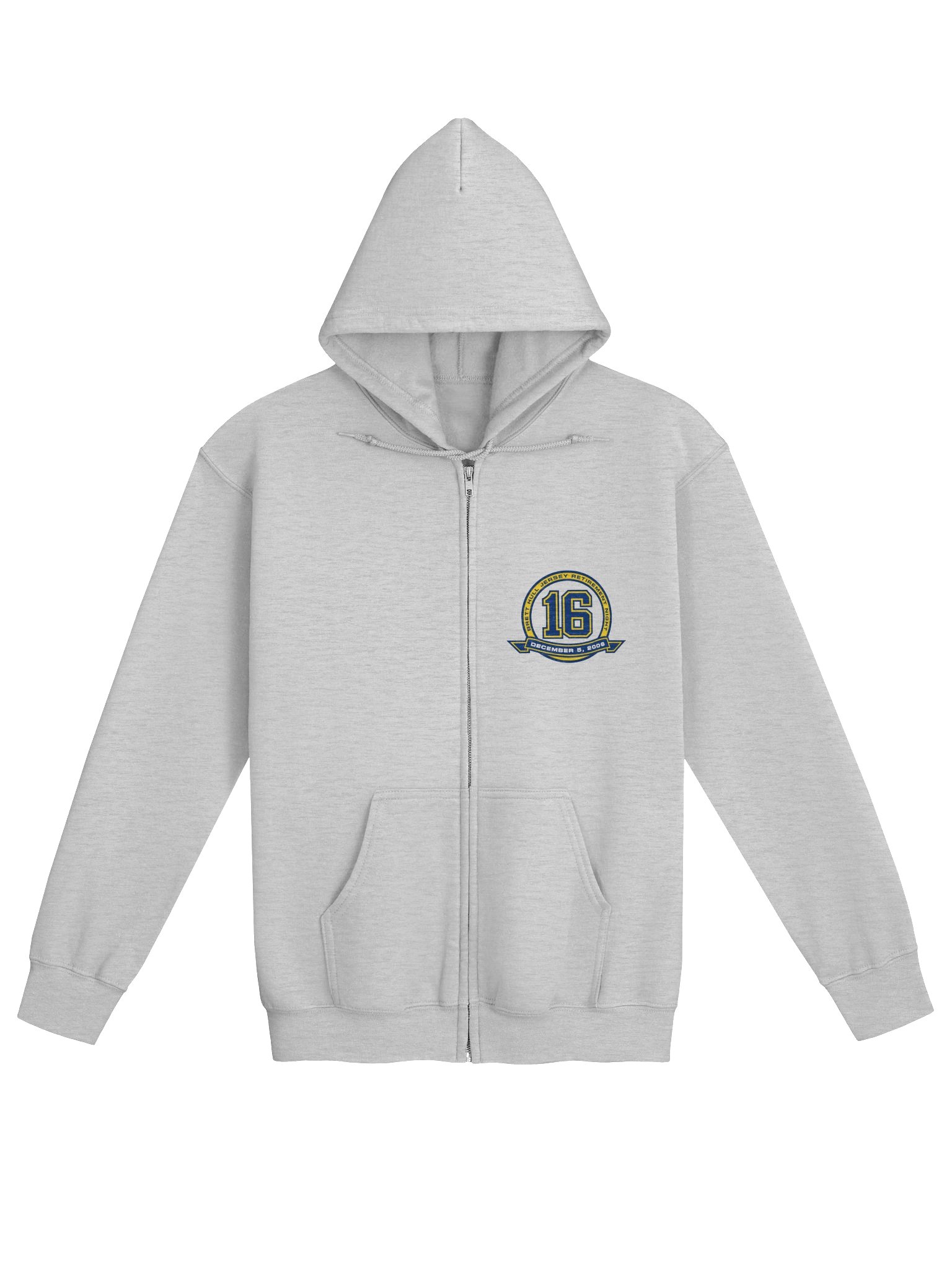 St. Louis Blues Brett Hull Jersey Retirement Night Zip Hoodie product image (1)