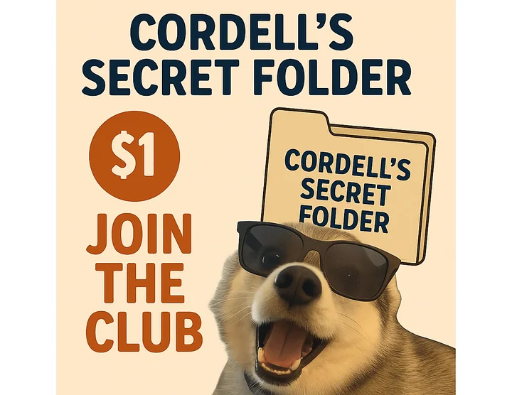 Cordell's Secret Folder - $1 Drop product image (1)
