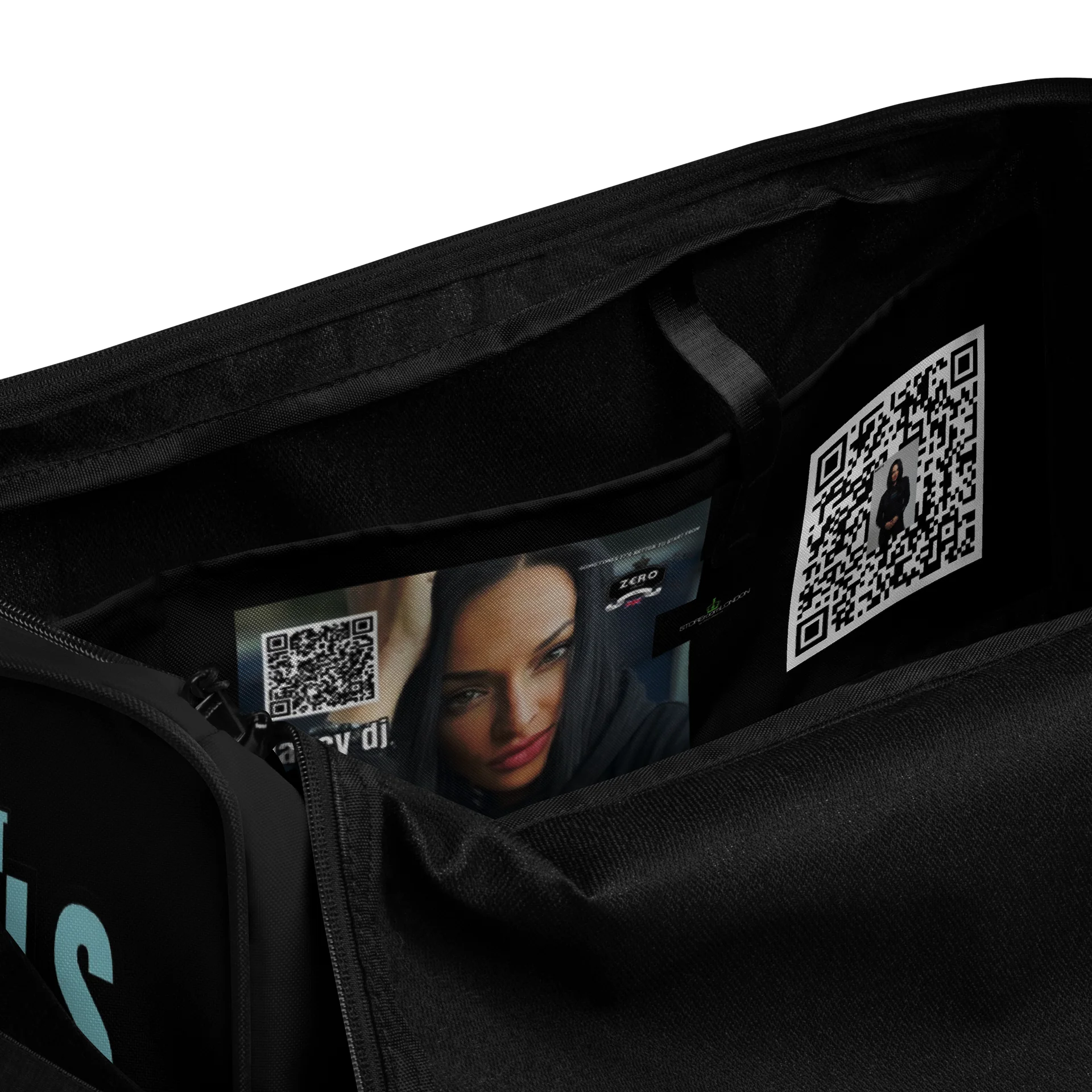 NANCY Bold Typography Duffle Bag : Dj travel bagel for your next tour by @Nancy_dj_official ® product image (6)