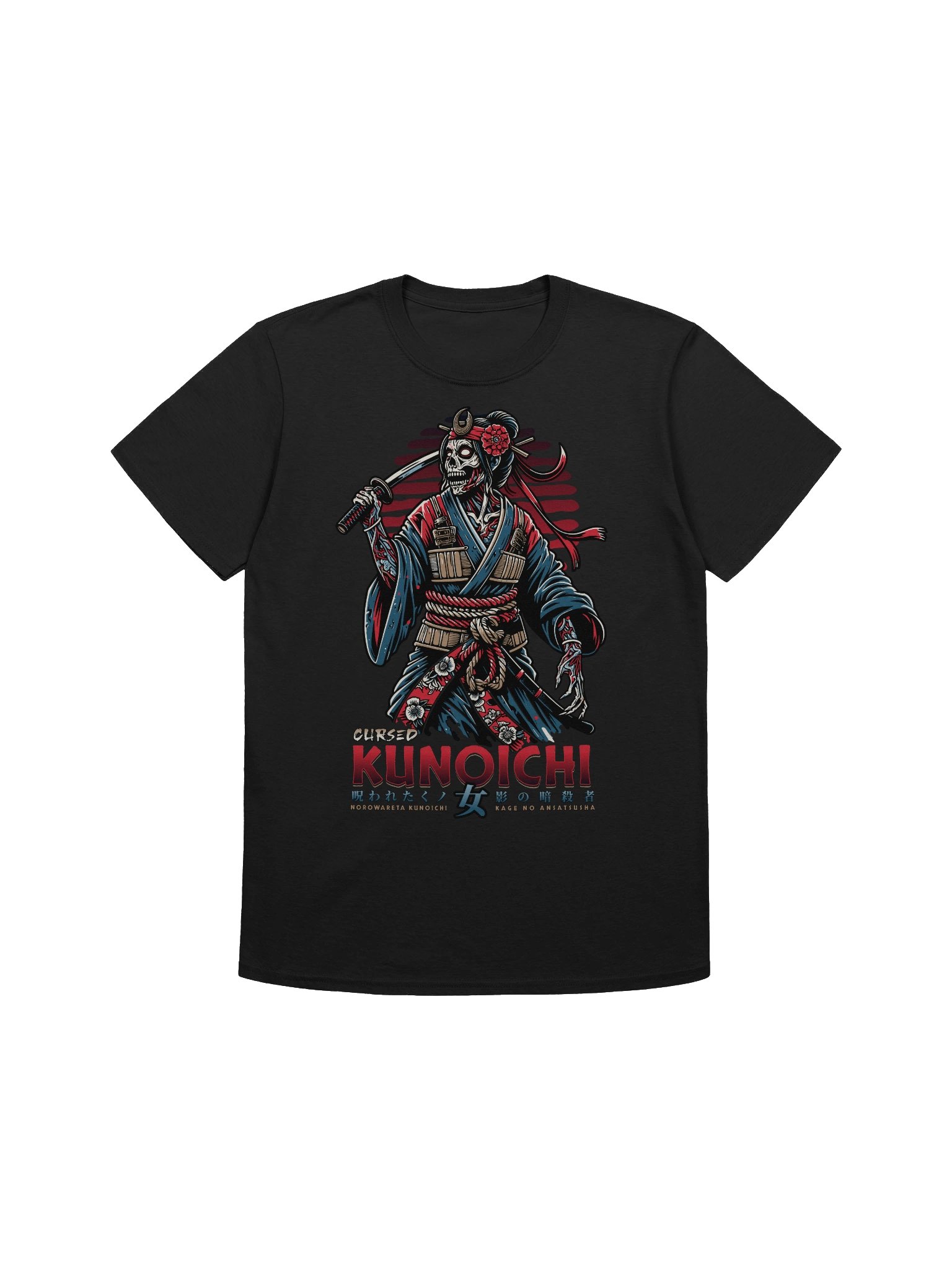 Cursed Kunoichi Shadow Assassin T-Shirt - Gildan Softstyle product image (1)