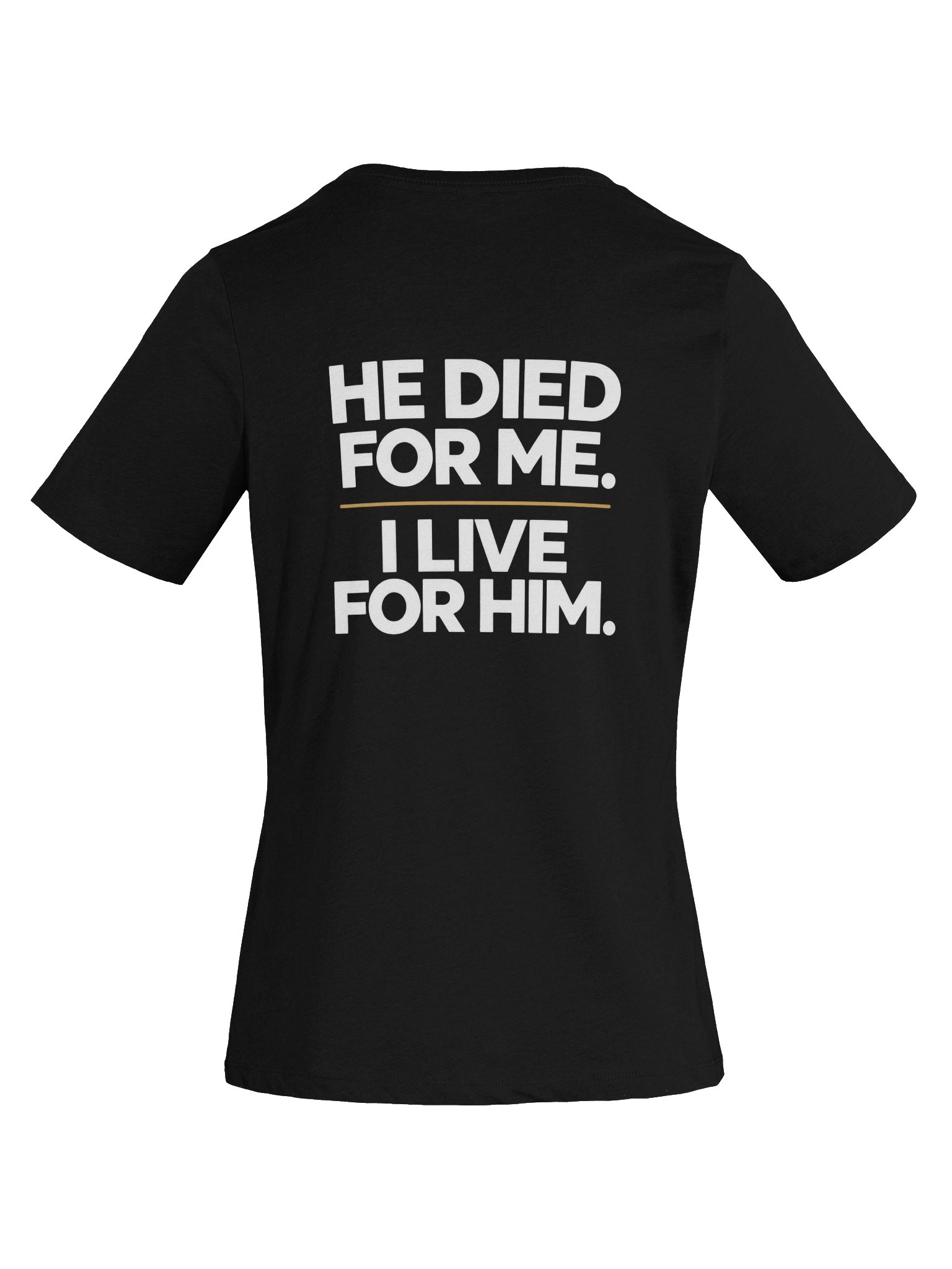 Female T-Shirt HE DIED FOR ME - SW product image (4)