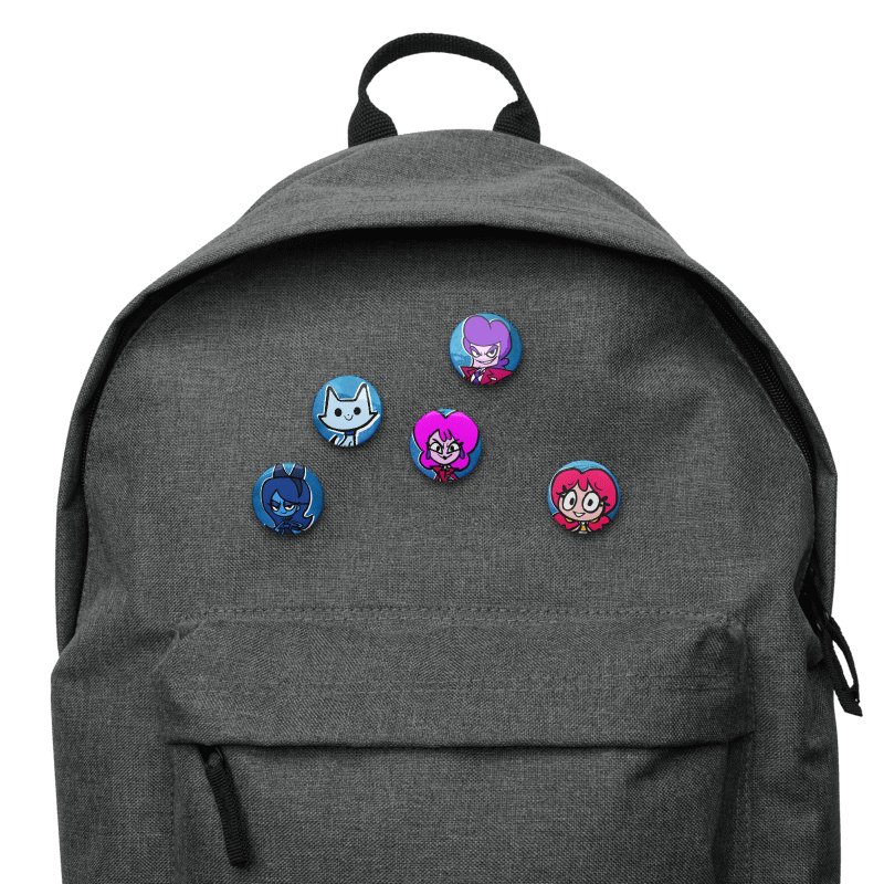 Shiver and Frostbite Pin Buttons Set product image (9)