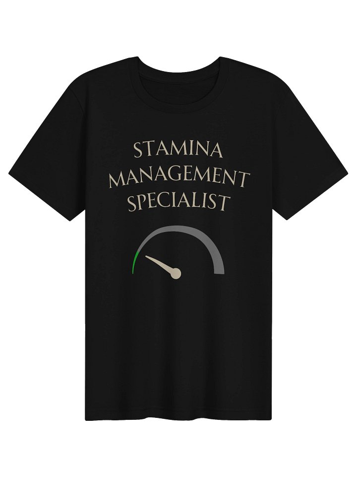 Stamina Management Specialist Shirt | Chronic Fatigue & Spoonie Gamer Tee product image (1)