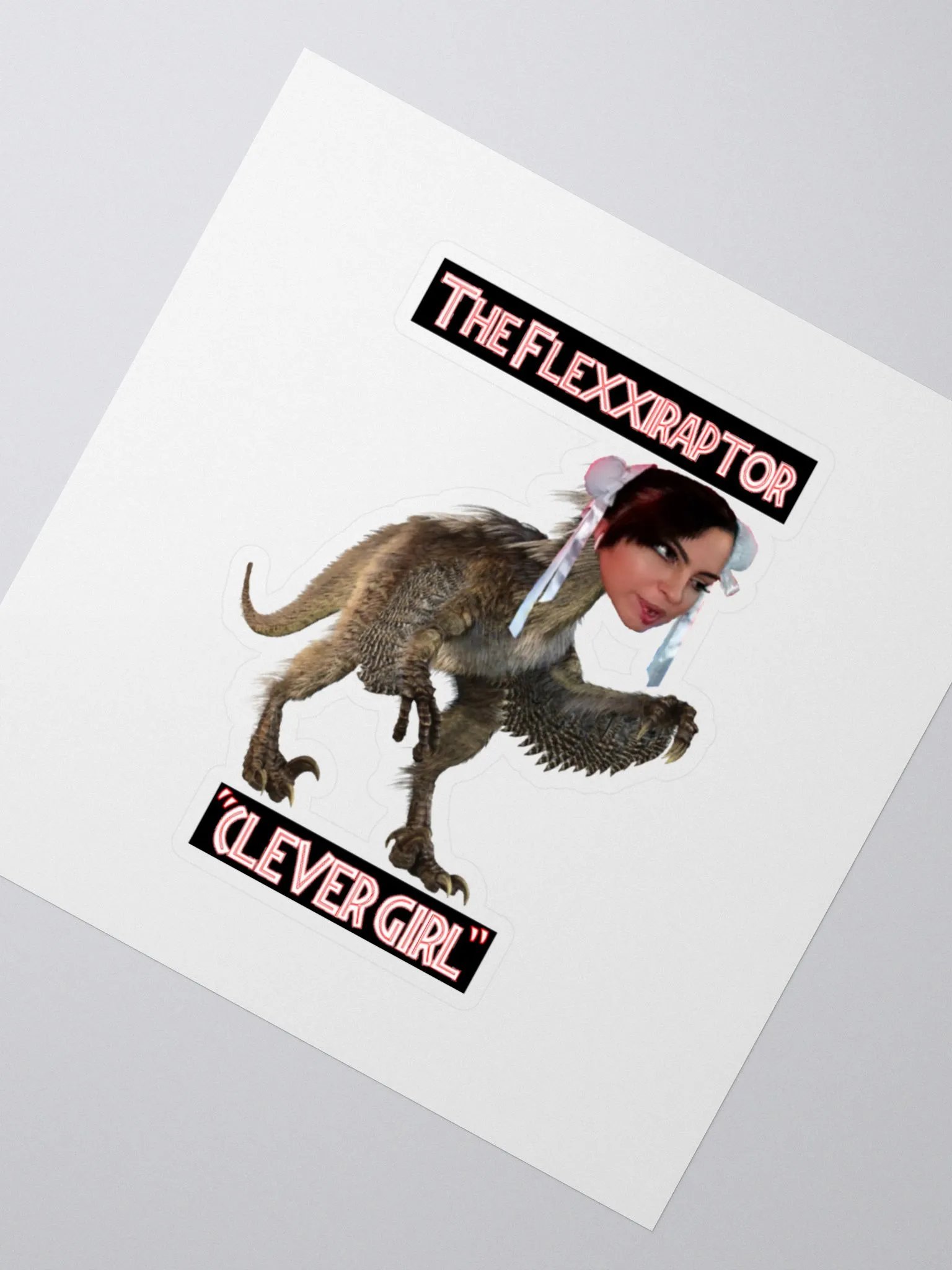 Flexxiraptor KissCut Sticker product image (4)