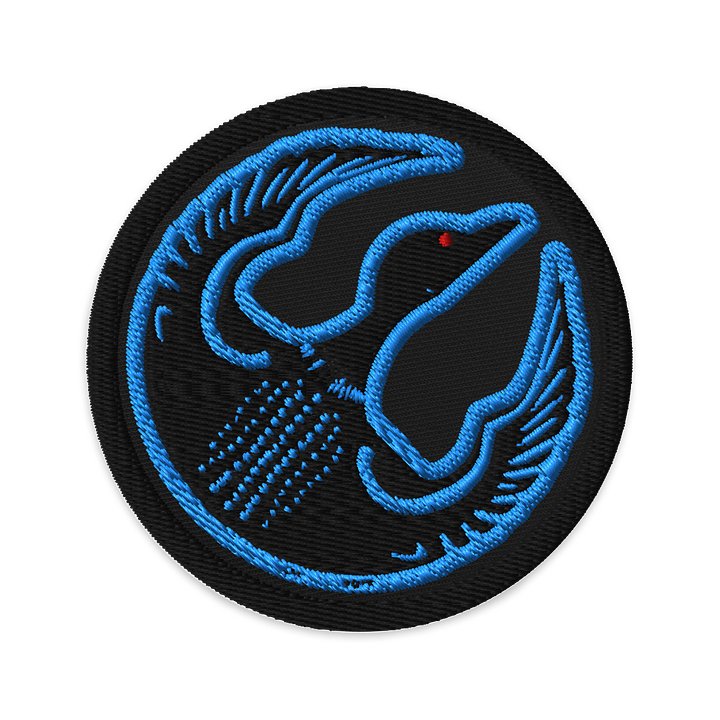 Rebel Loon Patch - Black & Light Blue product image (1)