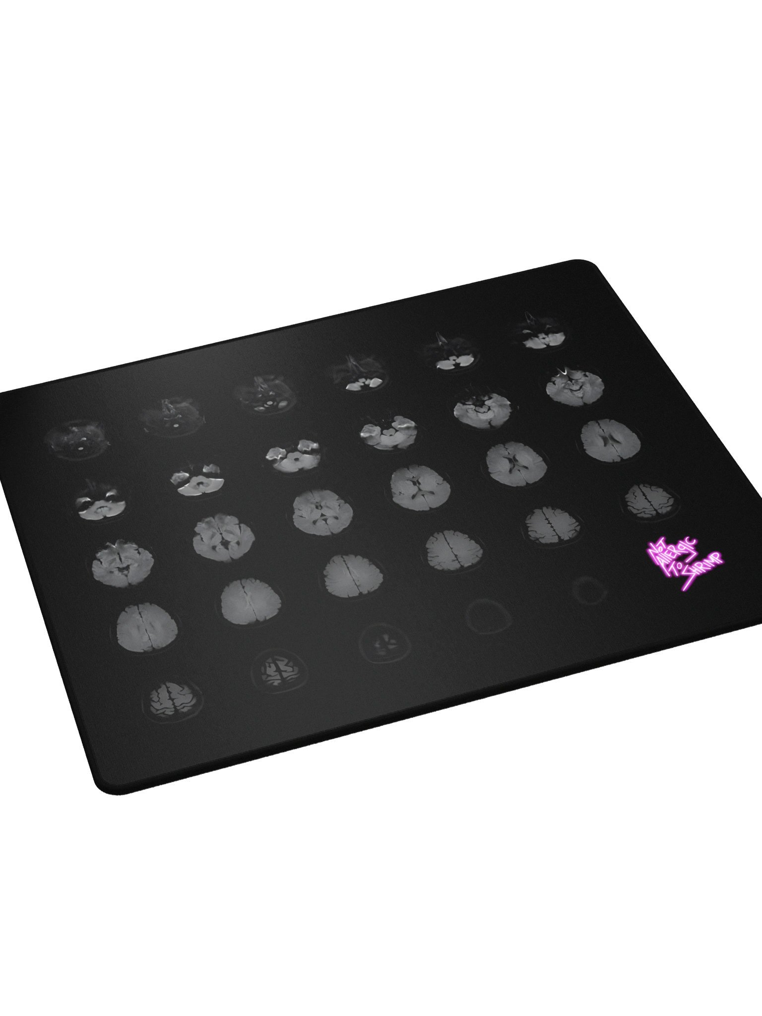 Brain Scan, No Thoughts gaming mouse pad product image (3)