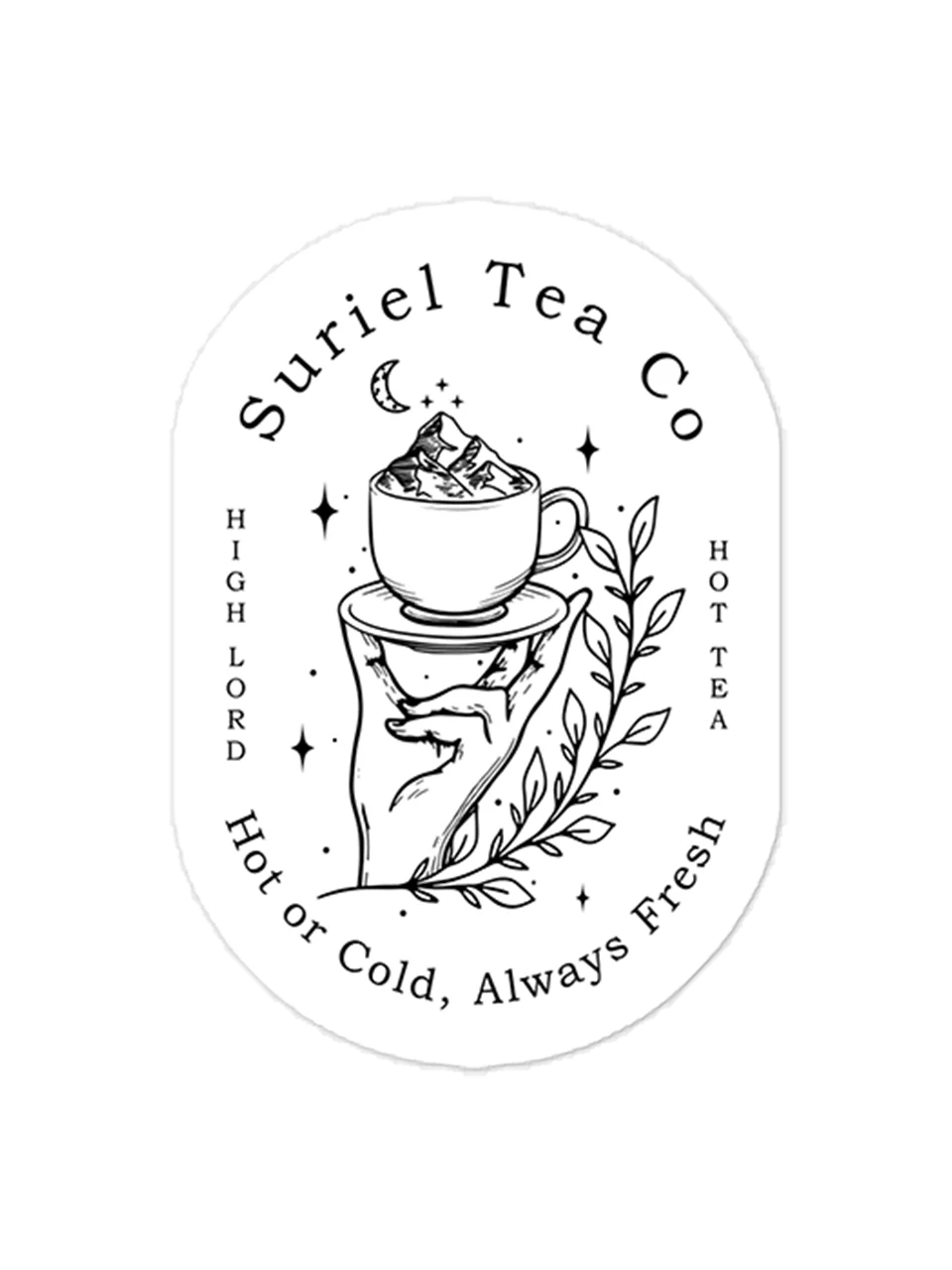 Suriel Tea Co ACOTAR Sticker product image (1)